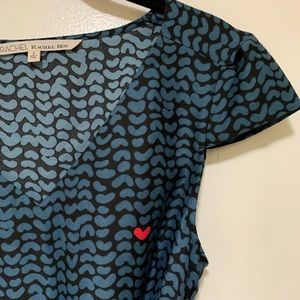 RACHEL Rachel Roy Blue Heart Dress